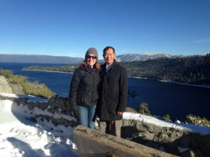 Erin Tracy and Master Ou at Advanced Training 2015 Lake Tahoe